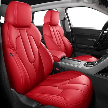 KADULEE Vlastné Kožené autosedačky kryt Pre Ford Fiesta Mondeo Fusion Focus Escort S-MAX Okraji Kuga Býk Automobily Seat Co
