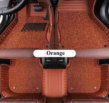 Vysoká kvalita! Vlastné špeciálne auto podlahové rohože pre Mercedes Benz C Trieda W205 2020-trvanlivé nepremokavé dve vrstvy auto koberce