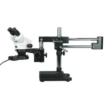 3.5 X-90X Doska Montáž Boom Stojan Stereo Mikroskopom + Žiarivkové Svetlo