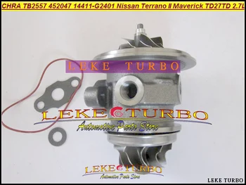Turbodúchadlo s Tonerom Turbo CHRA TB2557 452047 452047-5001S 14411G2401 14411-G2401 Pre Nissan Terrano II Maverick TD27TD 2.7 L