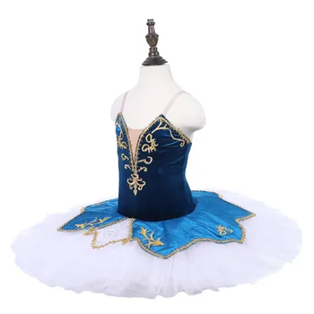 Zvýhodnená Cena Tylu čierna biela Klasického Baletu Tanečných Kostýmov, Palacinka Tutu Šaty Modrý Dunaj Raymonda Corsaire Modrý Vták