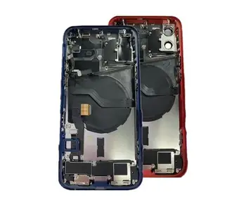Plné Zadný kryt Batérie Bývanie Uprostred Rám Podvozku s Flex Kábel Montáž pre iPhone 12 Pro Max Plné Späť na Bývanie pre 12 Pro