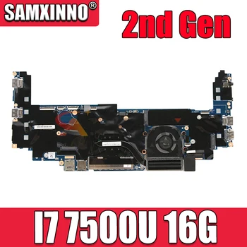 Pre Lenovo ThinkPad X1 Jogy 2. Notebook Doske LRV2 16822-1 FRU;01AY902 CPU:I7 7500U 16 G