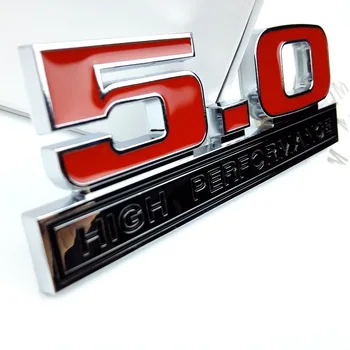13.9*3.8 CM polepy Áut 3D Nálepky 5.0 L Znak Pre Ford Mustang Refitting Auto Tvarovanie Tela Odznak Auto Príslušenstvo Vonkajšie Dekor