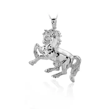 Kôň Náhrdelník 925 Sterling Silver Jazdecké Náhrdelník
