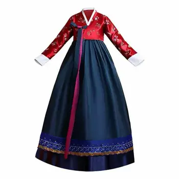 Hanbok Šaty Kórea Tradičné Hanbok Kórea Národný Kostým Žena Hanbok
