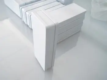 2017 Nový Príchod 160X65X30mm biely obdĺžnik čaj tin box úložný box prípade SN1088