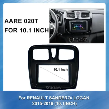 9 palcový 2din autorádia tabuli Inštalačný Rám Auta Pre RENAULT SANDERO Logan-2018 auto stereo panel Auto Displej Android