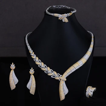 Blachette Nové Afrike Dubaj Pre Ženy Bridel Svadobné Šperky, Módne Súpravy Geometrie Náhrdelníky Náušnice, Prstene, Náramky, Šperky