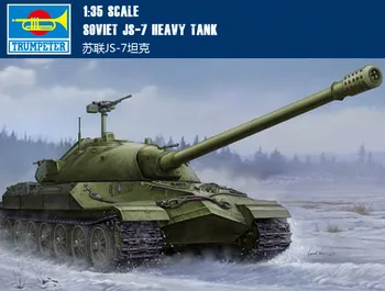 Trúbka 05586 1:35 JS-7 ťažký tank Sovietskeho zväzu Montáž modelu