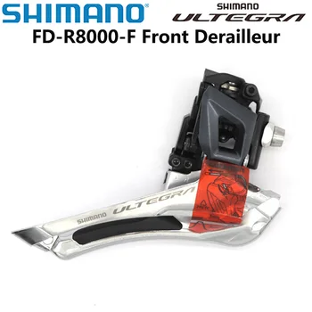Shimano ULTEGRA FD R8000 F 2x11 Rýchlosť Bicykla Prednej Prehadzovačky R8000 Prednej Prehadzovačky 6800 Braze na Klip 31.8 mm 34.9 mm