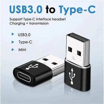 100 ks kábel prevodník Typ-C adaptér samica na USB 3.0 Typ-A samec na USB 3.1 Typu C konektor pre adaptér pre Samsung s10 poznámka 10