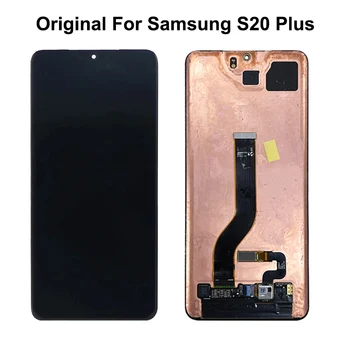 Test Pôvodný Pre Samsung Galaxy S20 Plus G985 G986 LCD Displej s Dotykovým Digitalizátorom. a Rám Montáž Náhradné