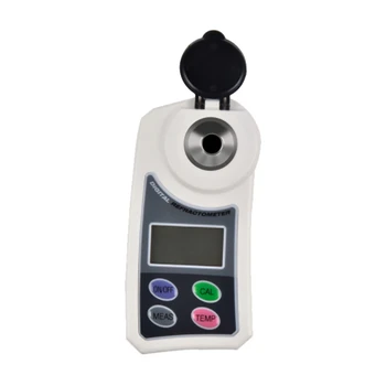 0-55% Digitálne Brix Refraktometer Šťavy, Med Test Meter Tekutiny Brix Refraktometer Obsah Cukru Merací Prístroj