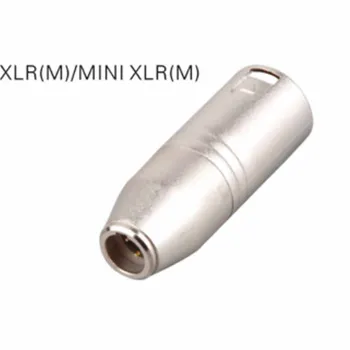 20pcs/množstvo 3 kolík XLR 3 kolík Mini XLR Mikrofónu adaptér TA04