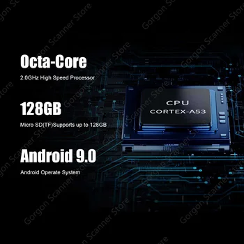 S50 Ručné 1D 2D Čiarových kódov QR Android 9 PDA Vstavaný WiFi 4G GPS POS Zásob Data Collector pre Express Sklade