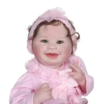 55 cm Baby Nové Narodený Reborn Bábiky svetlé Vlasy Šteňa Vyhovovali Funkcia Super Baby Realisticky Batoľa, Dieťa Boneca Pre Birtnday Dieťa Darček