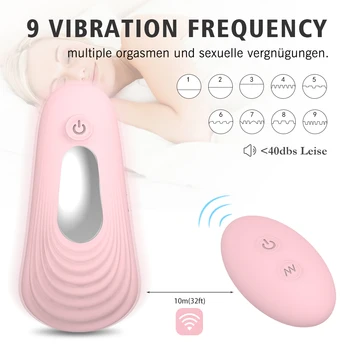 Prenosné Masturbácia Vibrátor Bezdrôtové Diaľkové Ovládanie Neviditeľné Nositeľné 9 Frekvencia Vibračné Vajíčko Hopping sexuálnu Hračku pre Ženy