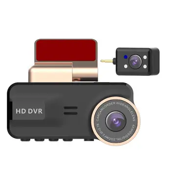 3inch Cyklus Nahrávanie Noc Široký Uhol Dashcam Video Registrátor Full HD 1080P Dash Cam Video Rekordér Jazdy Pre Automobilové DVR Kamera