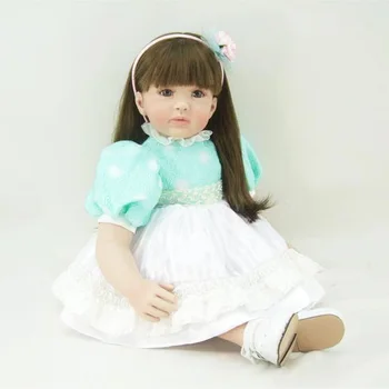 Silikónové Reborn Baby Doll Hračky 60 cm Princezná Batoľa Deti Ako Živé Bebe Dievčatá Brinquedos Limited Kolekcia Darček k Narodeninám
