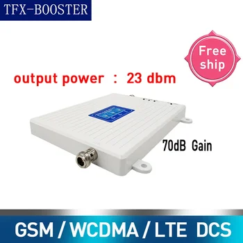 TFX-BOOSTER Tri-Band Mobilnej telefonickej Zosilňovač gsm repeater 2G, 3G, 4G Mobilné Siete Booster GSM UMTS LTE 900/2100/2600mhz