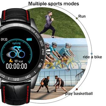 LIGE Fitness Nové Smartwatch Mužov srdcovej frekvencie, krvného Tlaku Monitor Krokomer Hodinky pre Android iOS Športové Nepremokavé Smart Hodinky