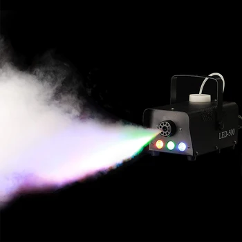 Dym Stroj s Led RGB Svetlo Bezdrôtové Diaľkové Ovládanie, Hmlové Stroj Fáze LED Fogger Halloween Dekorácie pre Domov Vonkajšie
