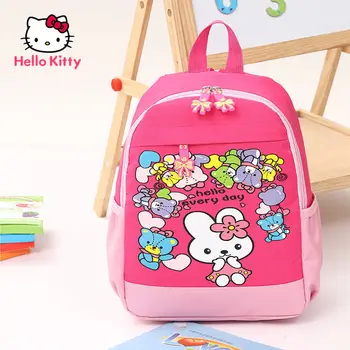Hello Kitty Roztomilý Kreslený Batoh Jednoduché Nepremokavé Voľný čas Veľkú Kapacitu Pohodlné Detí, Školské tašky
