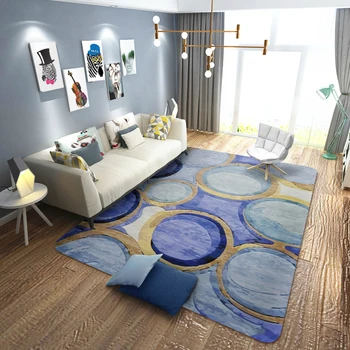 Móda Geometrie Tvorivé Veľké Plochy kobercov pre obývacia izba, Spálňa Deti Liezť Rohože Domova Mäkké Koberce alfombra tapis