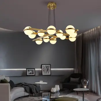 Moderné Svetlo Luxusné Kolo Luster Tvorivé Osobnosti Spálňa Luster Obývacia Izba Dekoratívne Luster
