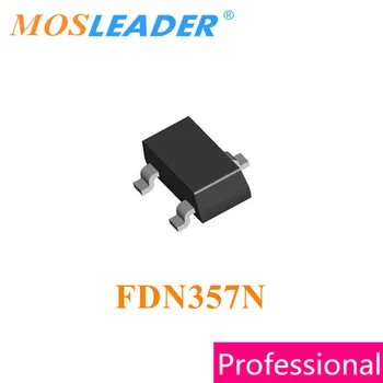 Mosleader FDN357N SOT23 3000PCS 20V 30V 1.9 N-Kanál FDN357 Vyrobené v Číne Vysokej kvality