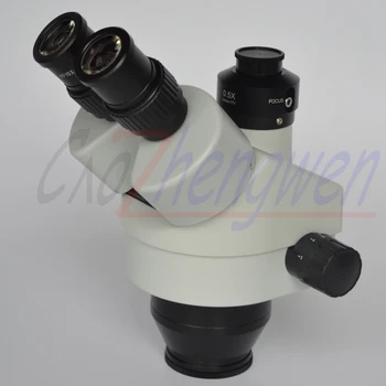 FYSCOPE NOVÉ DORAZÍ 7X-45X Súčasne-Hlavná Trinocular Zoom, Stereo Mikroskopom Hlavy + 0.35 C-MOUNT