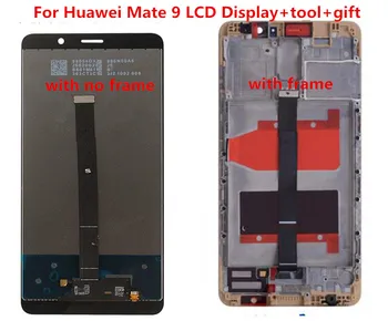 Originálne Pre Huawei Mate 9 LCD Displej s rámom č odtlačkov prstov Dotykový Displej Digitalizátorom. Montáž Náhradné