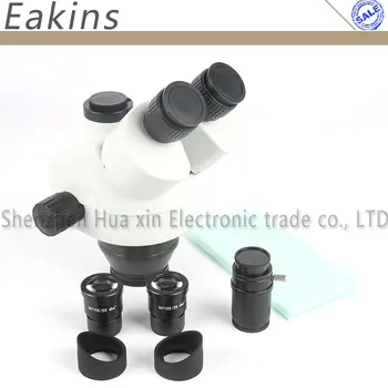 3.5~90X Kontinuálne Zoom Súčasne-Hlavná Trinocular Stereo Mikroskopom USB 3.0 5MP Video Mikroskopom Fotoaparát Telefónu na Opravu PCB Spájky