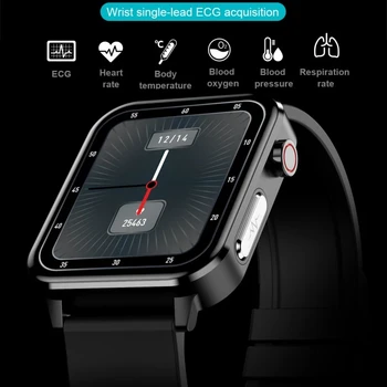 JMQWE 2021 Nové Inteligentné Hodinky Mužov Smartwatch Android iOS Bluetooth Vodotesný IP68 EKG, Krvného Tlaku a Telesnej Teploty Monitorovanie