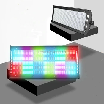 Etapa Účinok 1200 Led Stroboskop Svetlo RGB 3in1 DMX 600W LED Flash Light Pre DJ, Disco Party Expozície Svetlo Bar, nočný klub Dekorácie