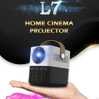 L7 Smart Mini Pocket Domov Prenosný Projektor HD Životného prostredia Ochranné LED Stereo Surround Zvuk, Video Projekcia Stroj