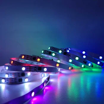 Hudba magic color lampa kapela 5050 set lampa pásy nepremokavé hlasové ovládanie farby sedem farieb svietidlo band
