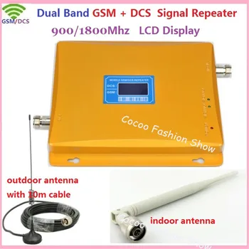 ZQTMAX 2G 4G Mobilných telefónov Signál Booster GSM DCD Repeater 900 1800, LTE mobilného Dátového Signálu Zosilňovač s prísavkou anténa