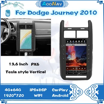 13.6 Android GPS Navigácie autorádia Pre Dodge Journey 2009 2010-2013 Auto Multimediálny Prehrávač Autoradio Stereo Prijímač Vedúci Jednotky