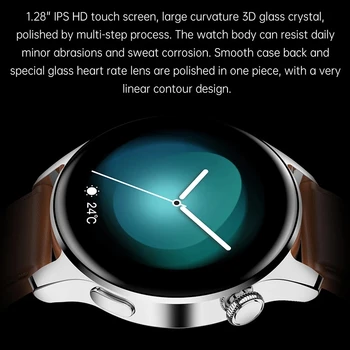 2021 Nové Pre Inteligentné Hodinky Mužov Nepremokavé Šport Fitness Sledovanie Počasia Displej Bluetooth Hovor Smartwatch Pre Android IOS