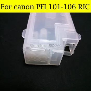 8 Farba/Set Naplniteľné Atramentové Kazety Kompatibilné S Čipy Pre Canon PFI-101 Pre Canon iPF6000s 6000 Tlačiareň