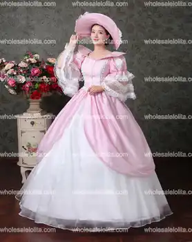 High-grade 17. a 18. Storočia Európskeho Súdu márii Antoinette Barokový Rokoka, plesové Šaty, Svadobné Party Šaty