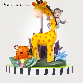 Kreatívne cartoon žirafa stolná lampa chlapec, spálne, detskej izby lampa moderného jednoduché a krásne zviera, stolná lampa doprava zadarmo
