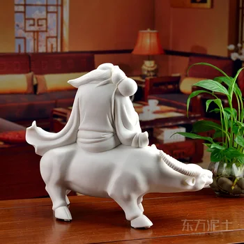 Masters of dehua biely porcelán Su Xianzhong keramické, porcelánové rezbárske umenie/sabingga sukdun dergici jimbi D30-03