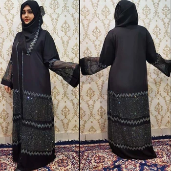 Ramadánu Abaya Dubaj Islamské Oblečenie Eid Mubarak Moslimských Módne Afriky Šaty Žien Turecko Patchwork Abayas Indickej Kaftan Šaty