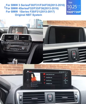 Autorádio Multimediálne Pre BMW 1/ 3 / 4 séria F30 F31 F22 F34 F32 F33 F20 F21 NBT Jednotka PC Android 10.0 Autoradio Navigácia GPS