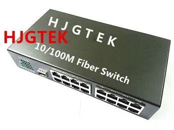 Vysokú kvalitu v Jednom režime dual vlákniny SFP 10/100Mbps 16port Ethernet na optické médiá konvertor LC ethernet switch konvertor
