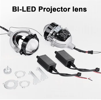 Bi-led Projektor Šošovky, Pre Svetlá 3,0 palca Angel Eyes Objektív Ladenie H4 H7 9005 9006 LED 4300K Auto Svetlá Príslušenstvo Retrofit