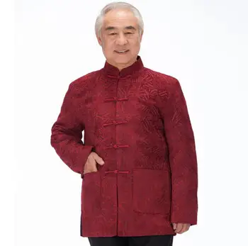 V strednom veku bunda mužov sako s Dlhým rukávom casaco jaqueta masculina Doska, pracka mens coats Tang vyhovovali Čínsky štýl stand golier
